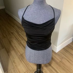 Attriance Backless criss cross top